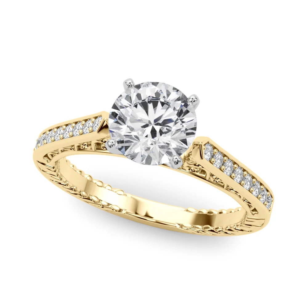 Vintage Inspired Engagement Ring - Image 5