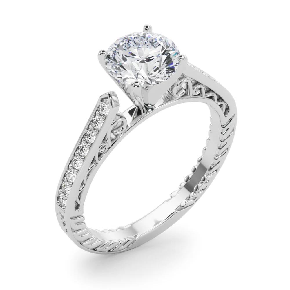 Vintage Inspired Engagement Ring - Image 3