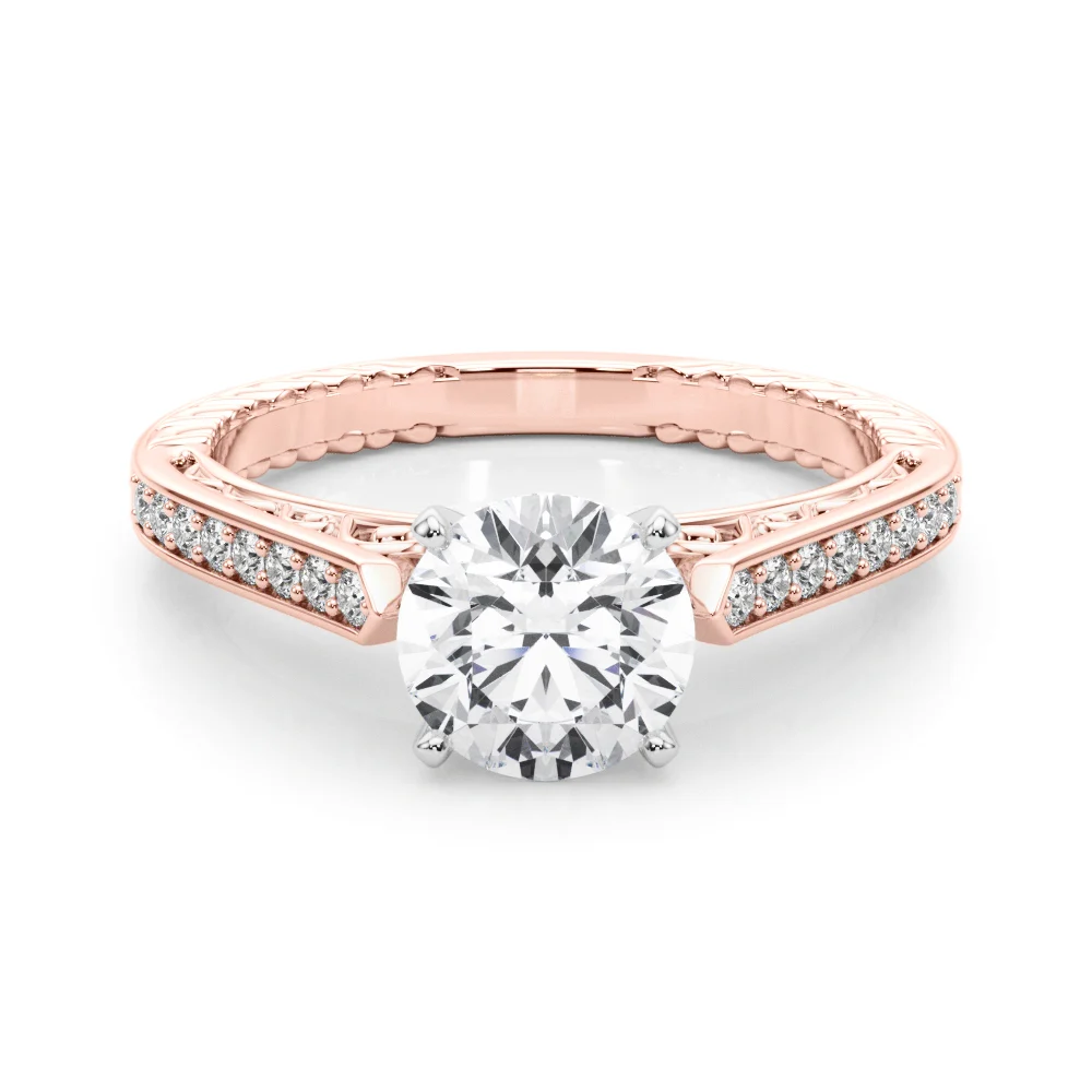 Vintage Inspired Engagement Ring - Image 12