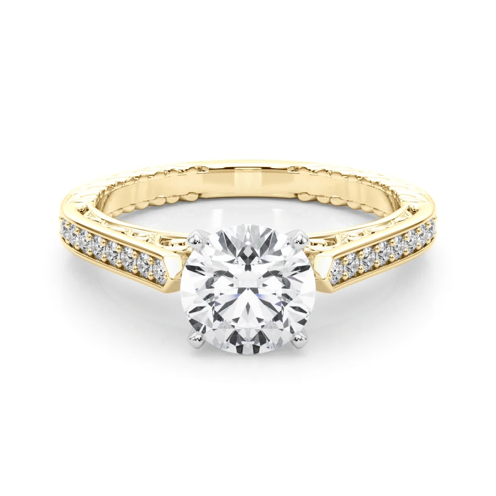 Vintage Inspired Engagement Ring - Image 8