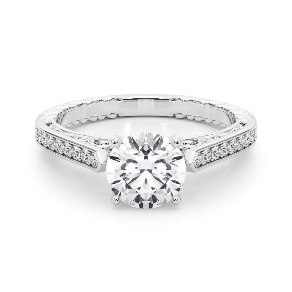 Vintage Inspired Engagement Ring - Image 4