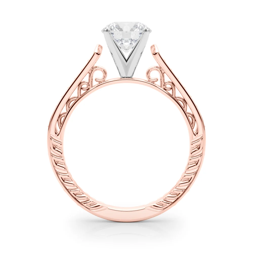 Vintage Inspired Engagement Ring - Image 10