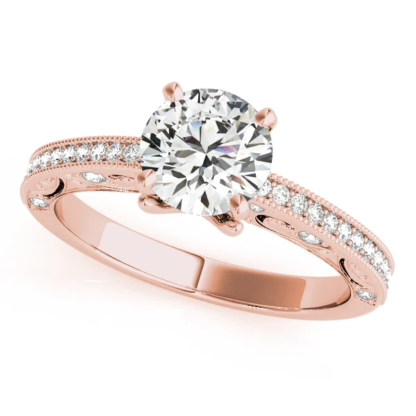 Antique Milgrain Engagement Ring - Image 7