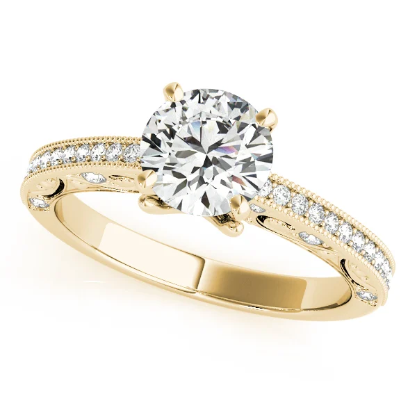 Antique Milgrain Engagement Ring - Image 4