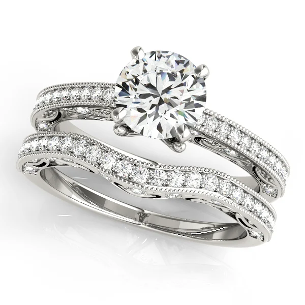 Antique Milgrain Engagement Ring - Image 3