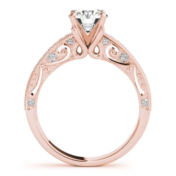 Antique Milgrain Engagement Ring - Image 8