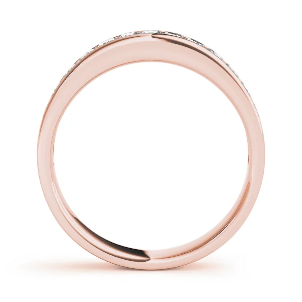Channel Set Princess Cut Wedding Band - Image 6