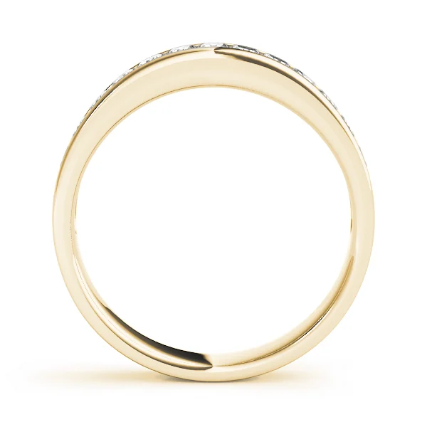 Channel Set Princess Cut Wedding Band - Image 4