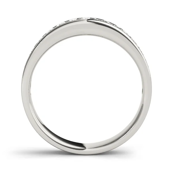 Channel Set Princess Cut Wedding Band - Image 2