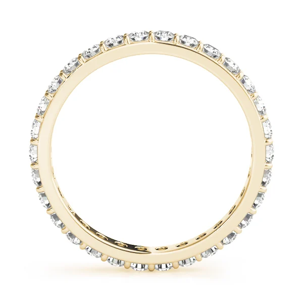 Shared Prong Eternity Wedding Band - Image 6