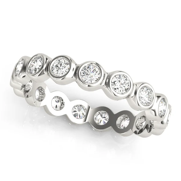 Bezel Set Eternity Wedding Band