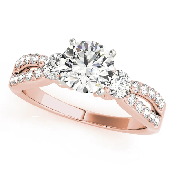 3-Stone Split Shank Engagement Rings - Image 9