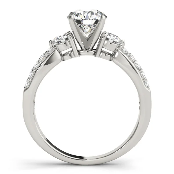 3-Stone Split Shank Engagement Rings - Image 2