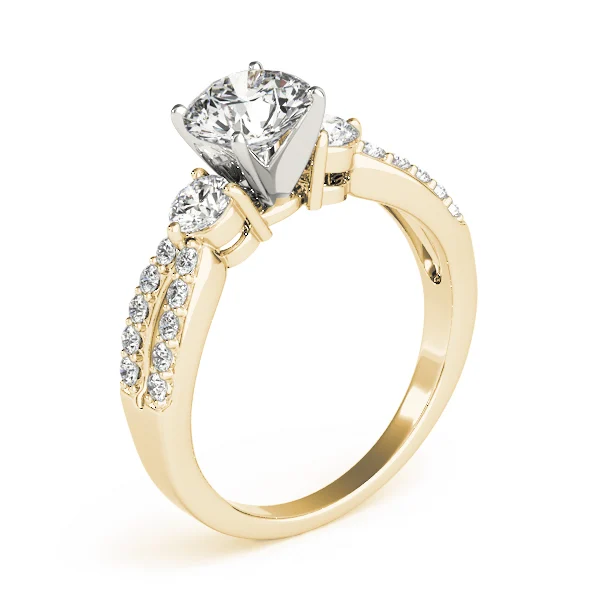 3-Stone Split Shank Engagement Rings - Image 8
