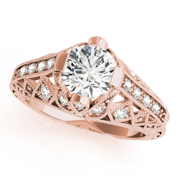 Antique Milgrain Engagement Ring - Image 9