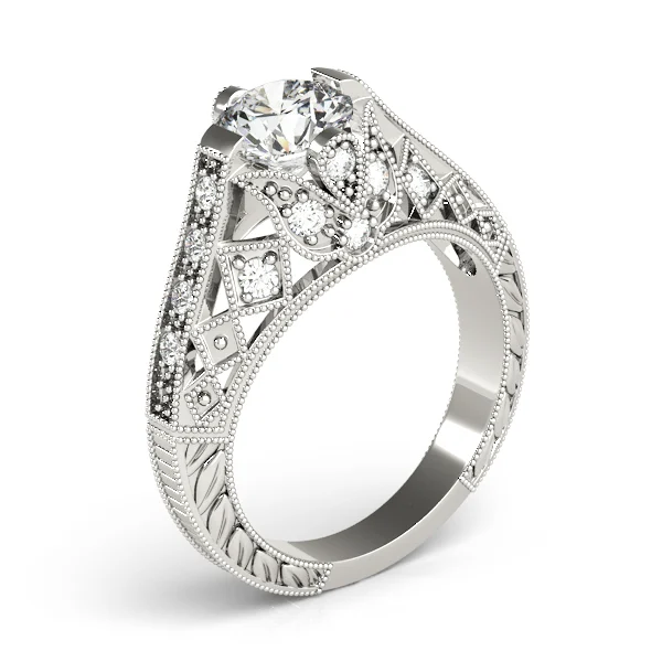 Antique Milgrain Engagement Ring - Image 4