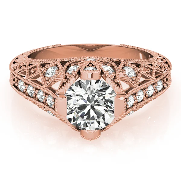 Antique Milgrain Engagement Ring - Image 11