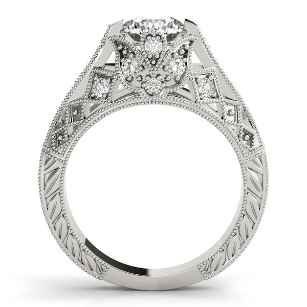Antique Milgrain Engagement Ring - Image 2