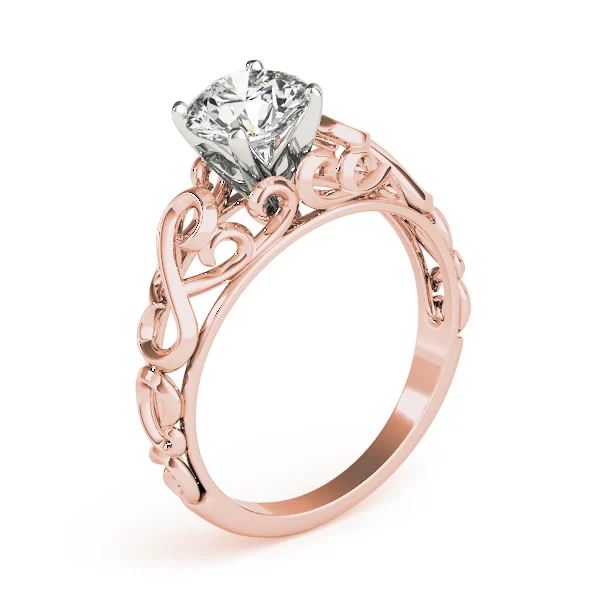 Filigree Solitaire Engagement Ring - Image 12