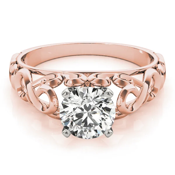 Filigree Solitaire Engagement Ring - Image 11