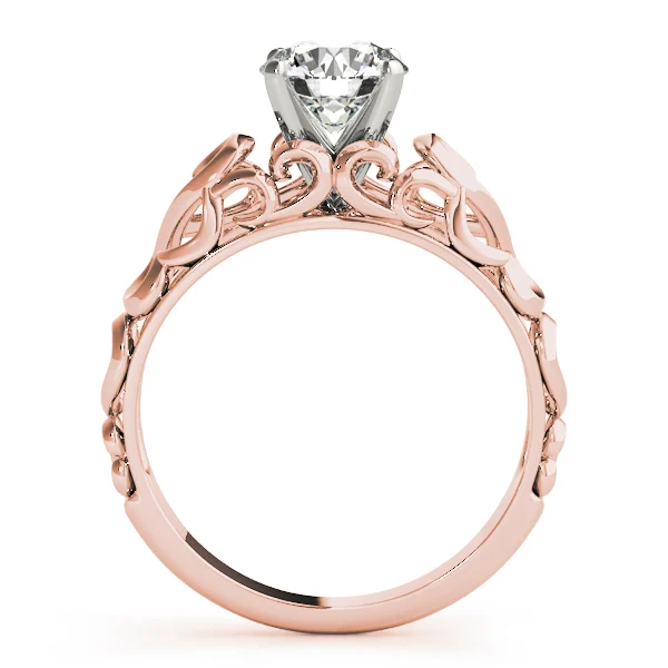 Filigree Solitaire Engagement Ring - Image 10