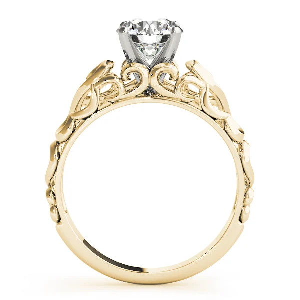 Filigree Solitaire Engagement Ring - Image 6