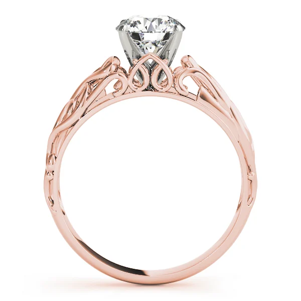 Solitaire Filigree Engagement Ring - Image 10