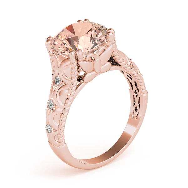 Double Prong Braided Shank Engagement Rings - Image 24