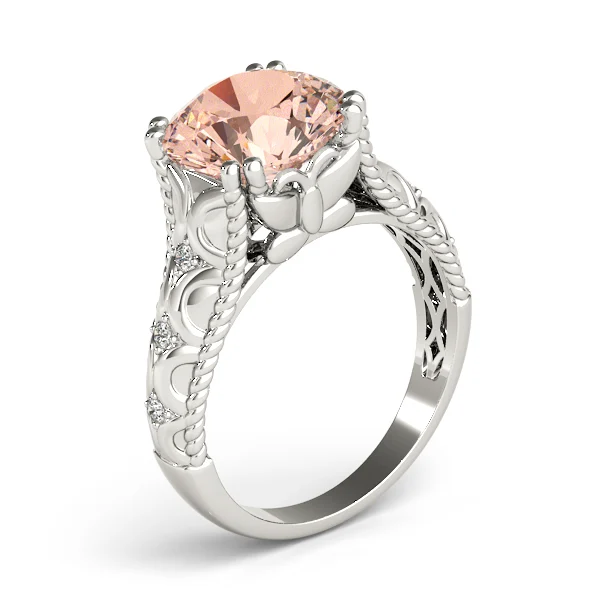 Double Prong Braided Shank Engagement Rings - Image 16