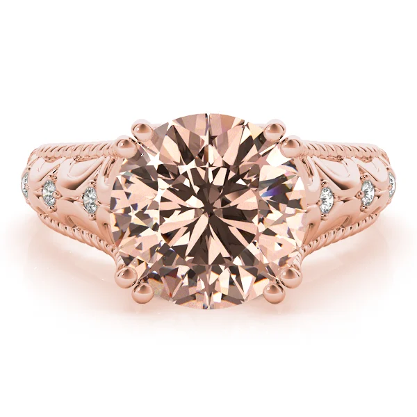 Double Prong Braided Shank Engagement Rings - Image 23