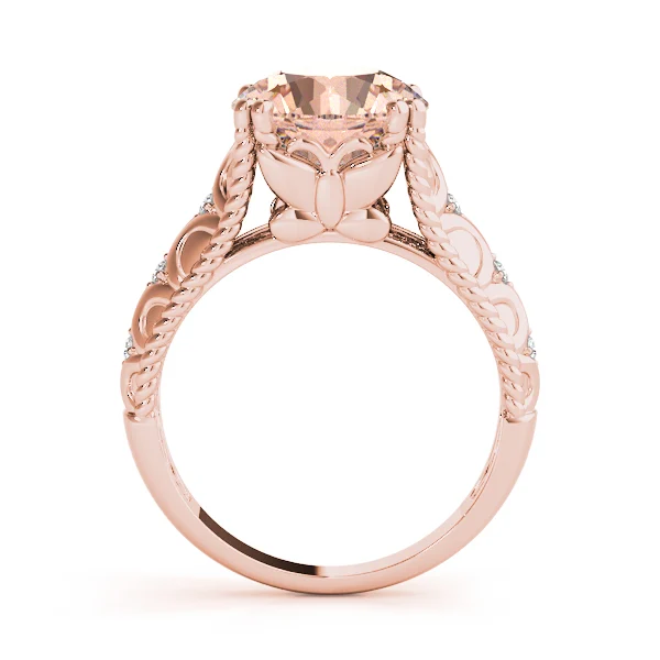 Double Prong Braided Shank Engagement Rings - Image 22