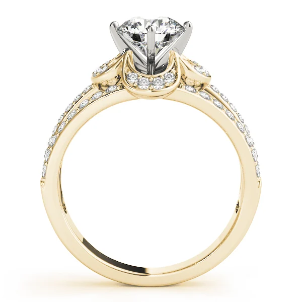 Multirow Floral Shape Engagement Ring - Image 6