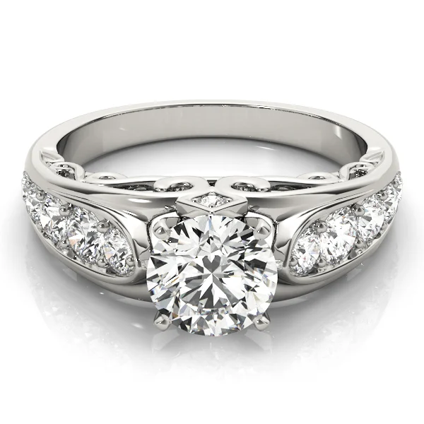 Single Row Engagement Ring - Image 3