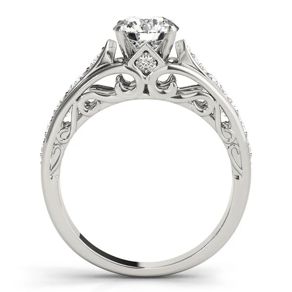 Single Row Engagement Ring - Image 2