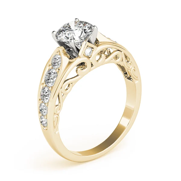 Single Row Engagement Ring - Image 8