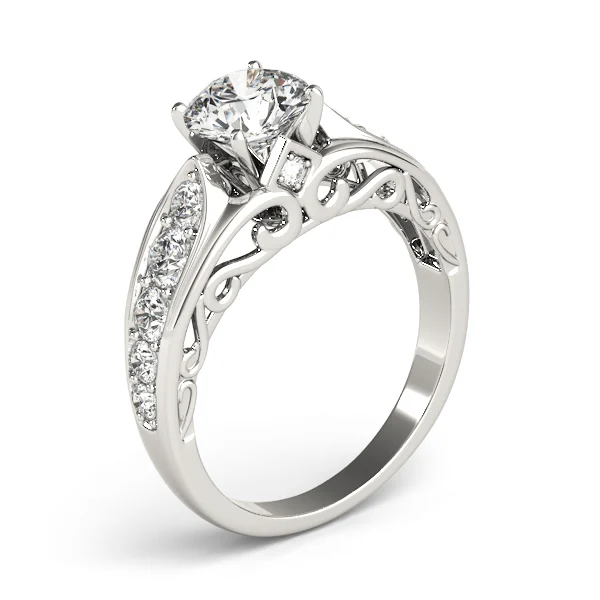 Single Row Engagement Ring - Image 4