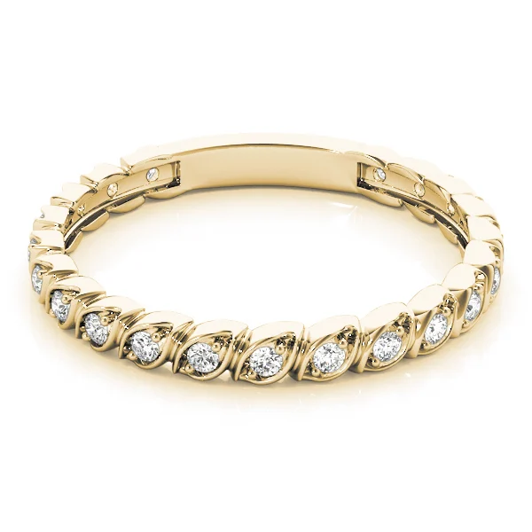 Prong Set Wedding Band - Image 7