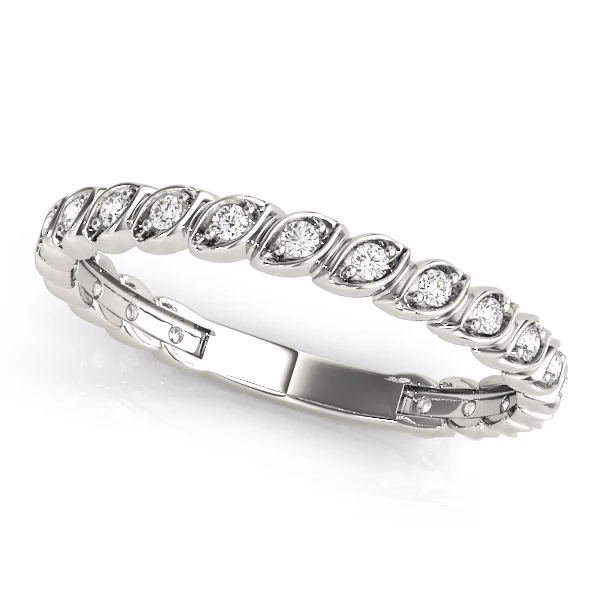 Prong Set Wedding Band