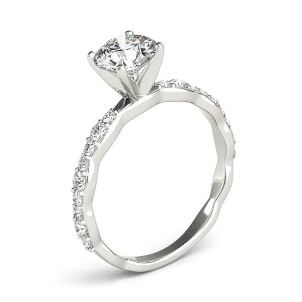 Diamond Accented Engagement Ring - Image 3