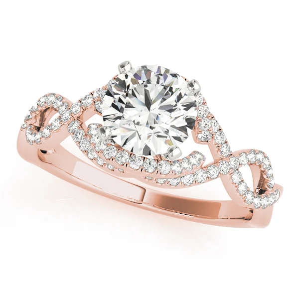 Infinity Twisted Shank Engagement Rings - Image 9