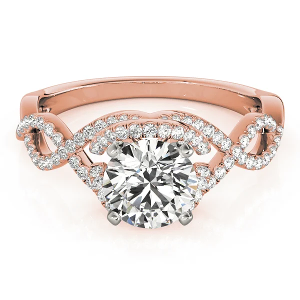 Infinity Twisted Shank Engagement Rings - Image 11