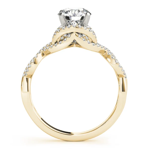Infinity Twisted Shank Engagement Rings - Image 6