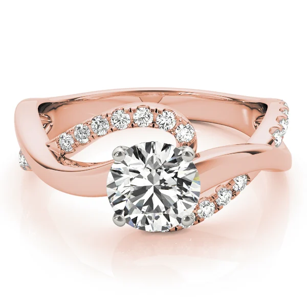 Twisting Bypass Engagement Ring - Image 11