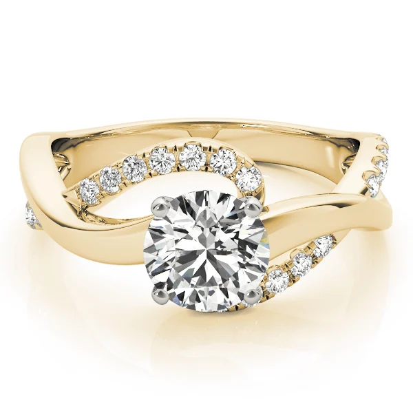 Twisting Bypass Engagement Ring - Image 8
