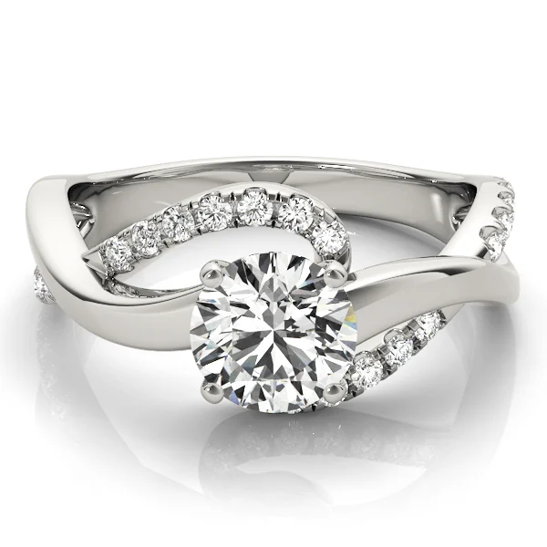 Twisting Bypass Engagement Ring - Image 4