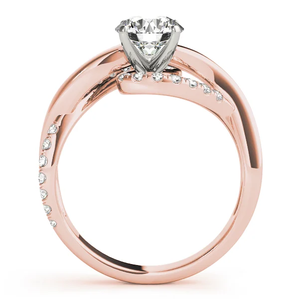 Twisting Bypass Engagement Ring - Image 10