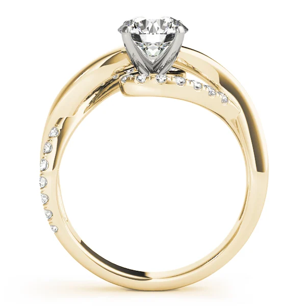 Twisting Bypass Engagement Ring - Image 7