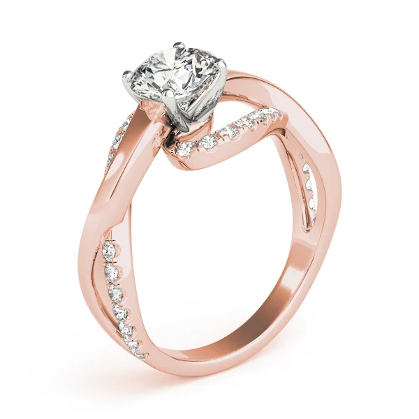 Twisting Bypass Engagement Ring - Image 12