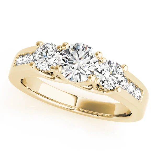 3-Stone Trellis Engagement Ring - Image 3