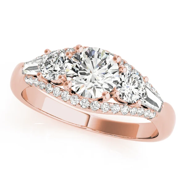 3-Stone Split Shank Engagement Rings - Image 8